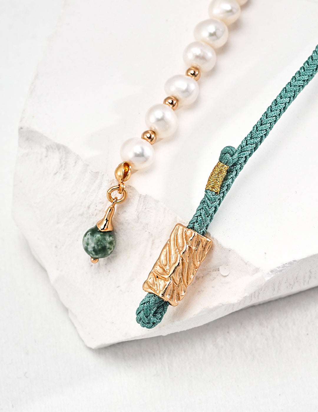 (Taurus/ Libra/Pisces) Zodiac Nephrite Jade Braided Bracelet