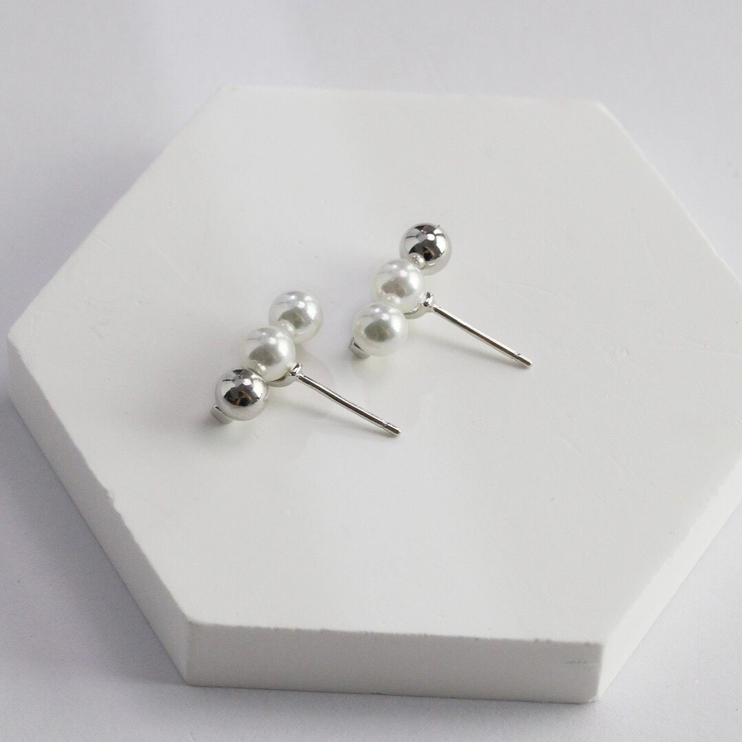 Beads Shell Pearl Earrings