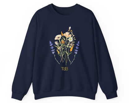 Floral Fusion Unisex Sweater