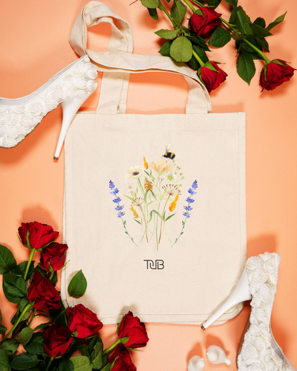 Floral Fusion Tote Bag