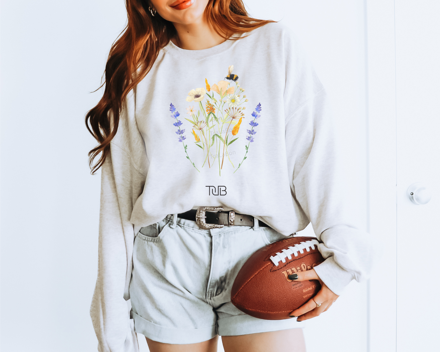 Floral Fusion Unisex Sweater