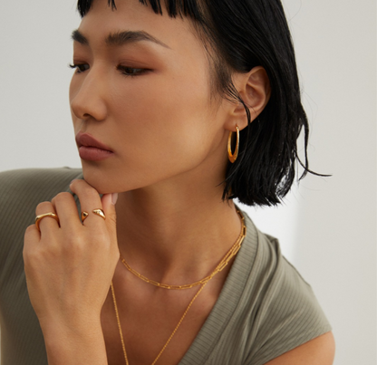 Minimalist Sterling Silver Chain Necklace