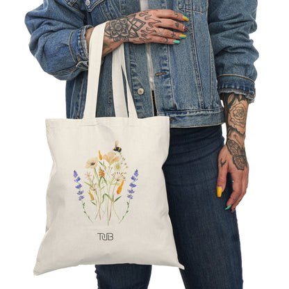 Floral Fusion Tote Bag