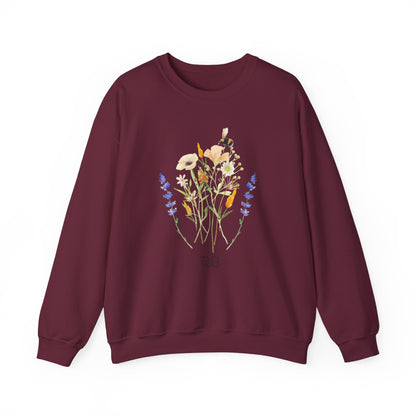 Floral Fusion Unisex Sweater