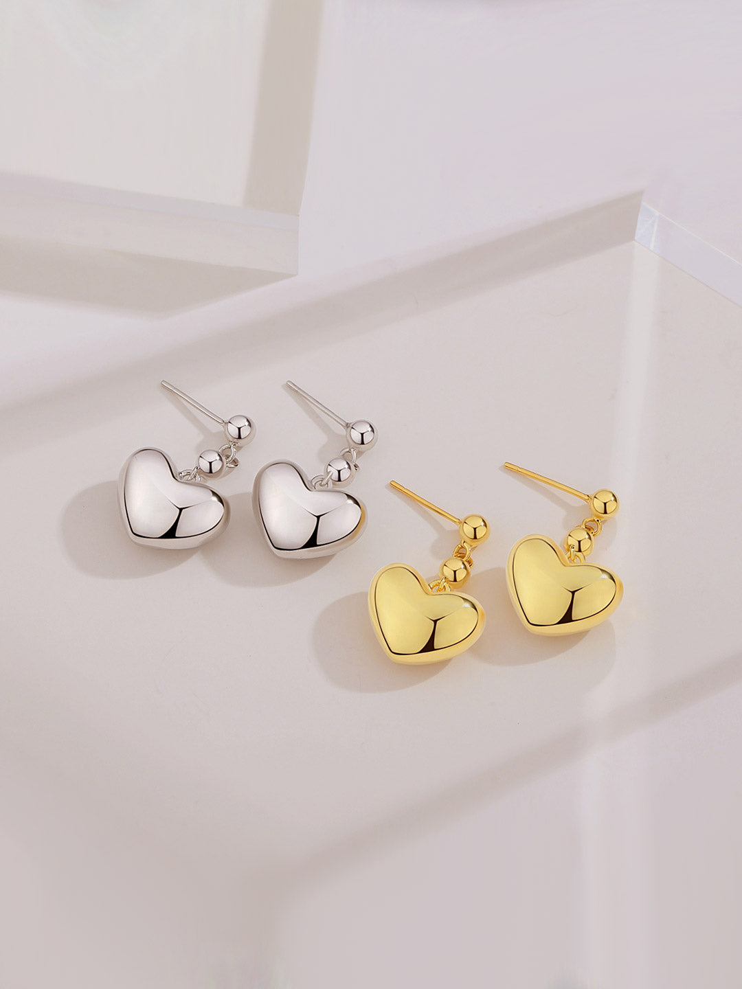 Simple Heart Earrings