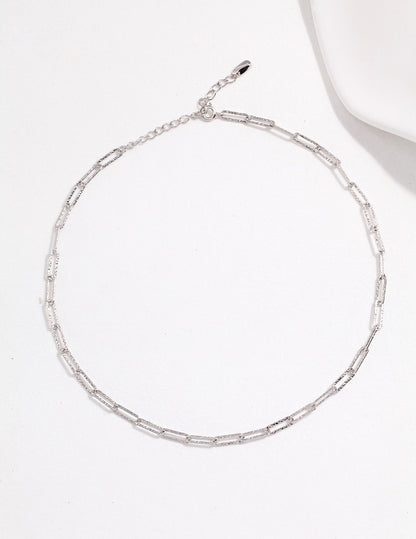 Minimalist Sterling Silver Chain Necklace