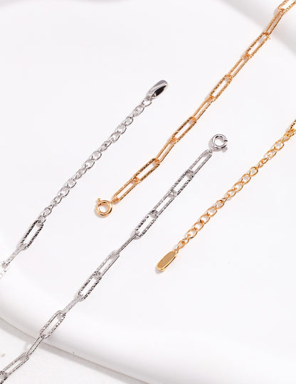 Minimalist Sterling Silver Chain Necklace