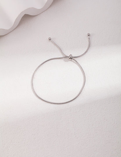 Pure Silver Minimalist Bracelet