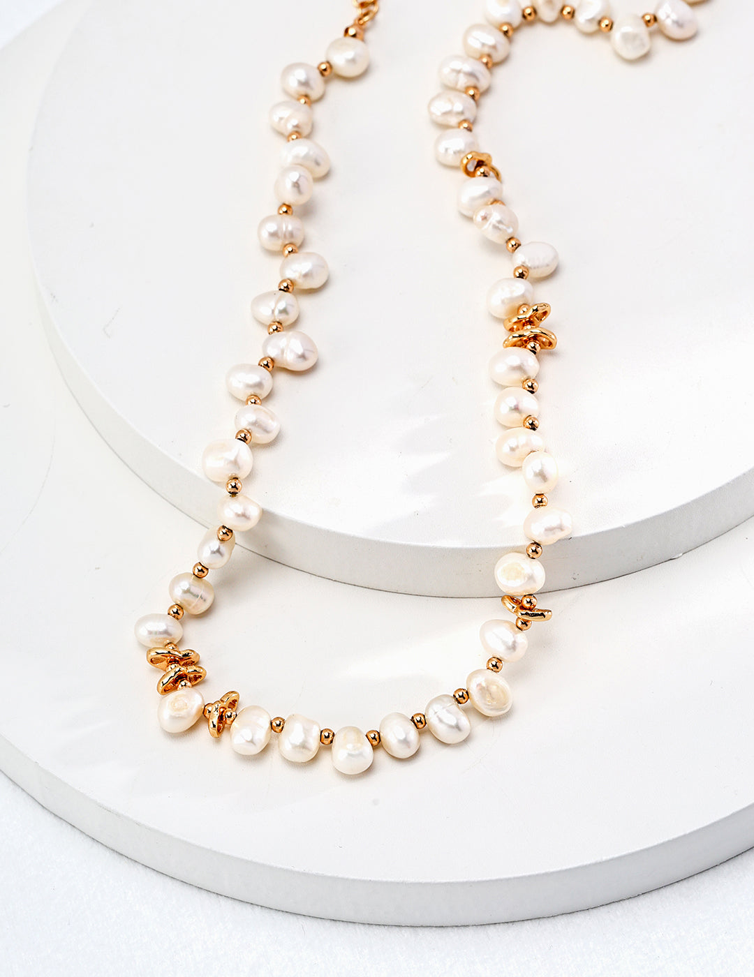 Simple Natural Pearl  Necklace/ Bracelet