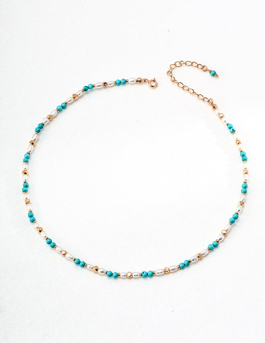 Ocean's Moonlight Pearl Necklace