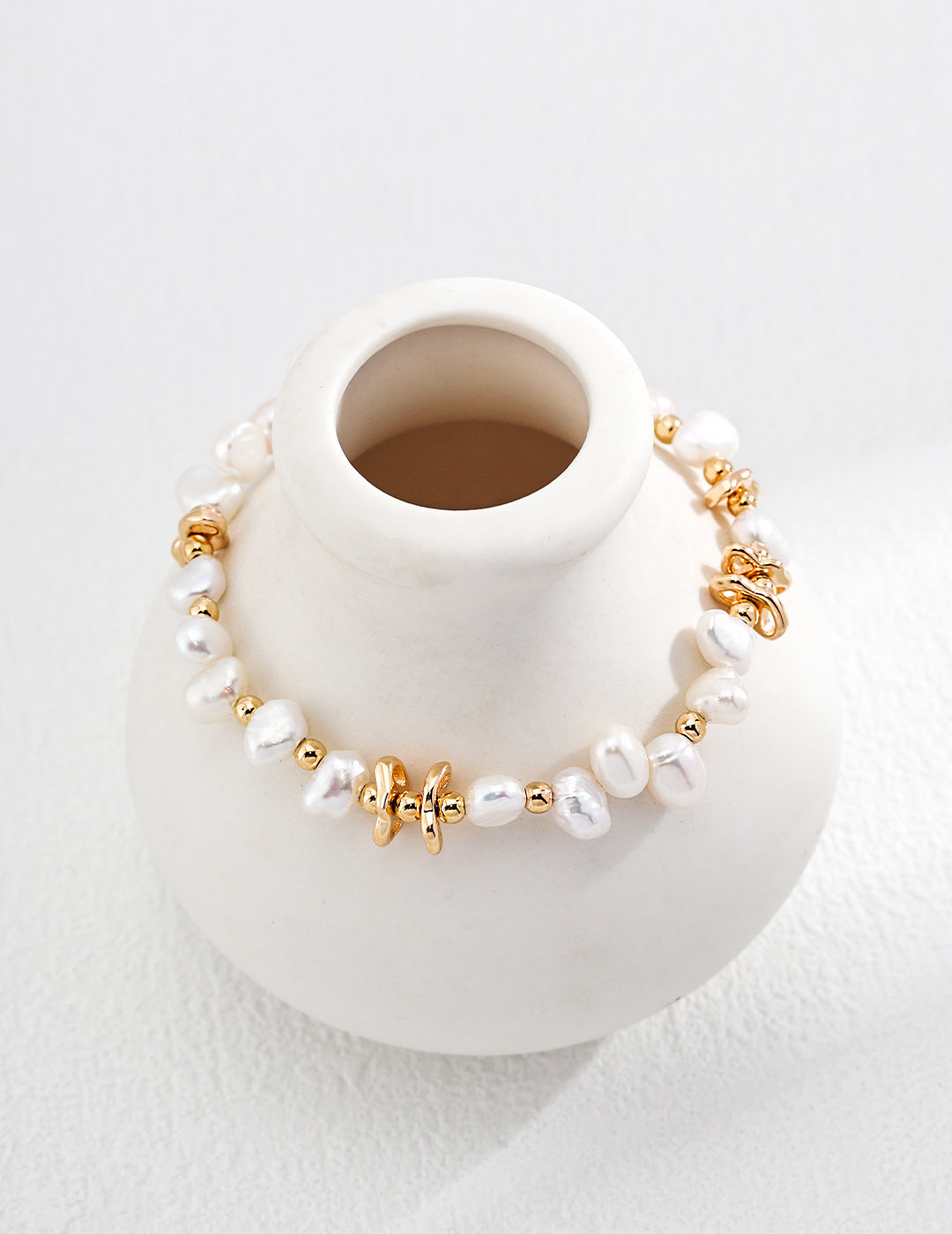 Simple Natural Pearl  Necklace/ Bracelet